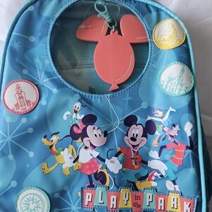 NEW Mickey Mouse Play in the Park  Backpack - Blue